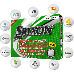 Srixon soft feel- Personalised (minimum 48)