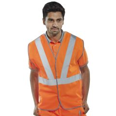 B Seen Standard Railspec Vest (Orange Hi-Vis)