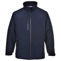 Portwest TK50 Softshell Jacket (3L) - Water Resistant, Windproof, Stretch (Navy)