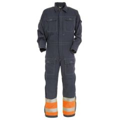 Tranemo 5319 Flame Retardant Aramid Boilersuit (Navy/High Vis Orange)