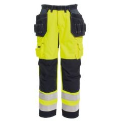 Tranemo 5859 Tera TX Flame Retardant Ladies Craftsman Trousers ARC (Navy/High Vis Yellow)