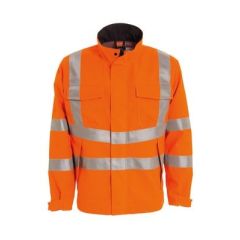 Tranemo 6131 Edge Flame Retardant Jacket Rail Spec (High Vis Orange)