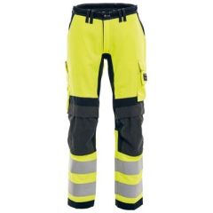 Tranemo 6326 Flame Retardant Stretch Ladies Trousers ARC (Navy/High Vis Yellow)