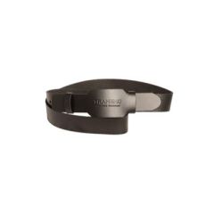 Tranemo 9093 Flame Retardant Leather Belt with Cover ARC (Black)