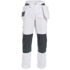 Tranemo 2050 Cotton Craftsman Painters Trousers (White)