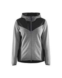 Blaklader 5941 Knitted Women's Jacket - Grey Melange/Black