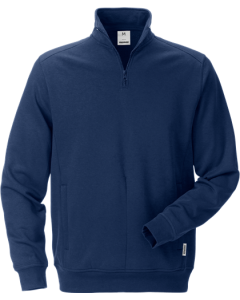 Fristads Half Zip Sweatshirt - 7607 SM (Navy)