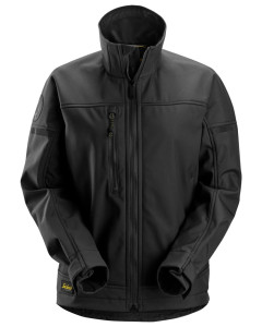 Snickers 1276 AllroundWork Women's Softshell Stretch Jacket (Black)
