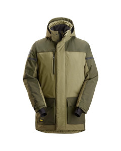 Snickers 1801 AllroundWork Waterproof Insulated Parka (Khaki Green)