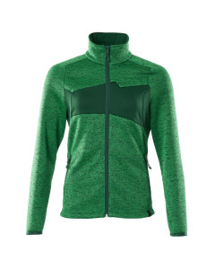 MASCOT 18155 Accelerate Knitted Jumper With Zipper - Womens - Grass Green/Green
