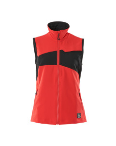 MASCOT 18375 Accelerate Gilet - Womens - Traffic Red/Black