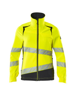MASCOT 19008 Accelerate Safe Jacket - Womens - Hi-Vis Yellow/Dark Navy