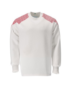Mascot 20084 Sweatshirt - Food & Care - White/Traffic Red