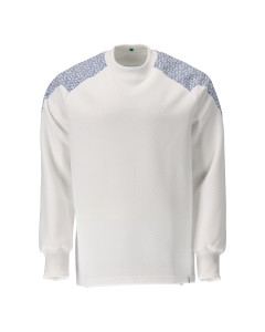 Mascot 20084 Sweatshirt - Food & Care - White/Azure Blue