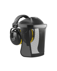 Hellberg Secure 2 Headband Ear Defenders with Nylon Mesh Visor | 44202-001