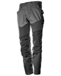 Mascot 22479 Trousers with Kneepad Pockets - Mens - Stone Grey/Black