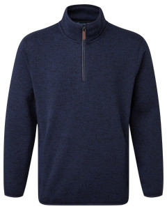 Fort Workwear Easton Pullover Jumper - Fleece Inner - Navy Blue