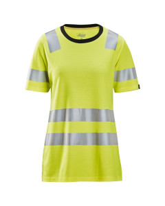 Snickers 2537 Hi-Vis Women's T-Shirt Class 2 (Hi-Vis Yellow)