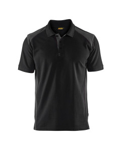 Blaklader 3324 Pique 2 Colour Polo Shirt (Black/Dark Grey)