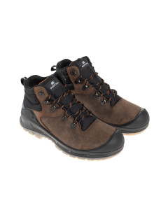 Aboutblu Anatomic Concrete Naos Mid Safety Boot - S3 SRC - Brown