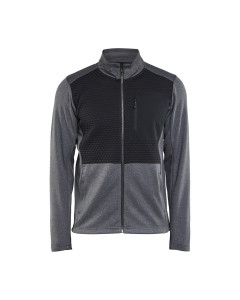 Blaklader 3548 Full Zip Sweatshirt - Black Melange
