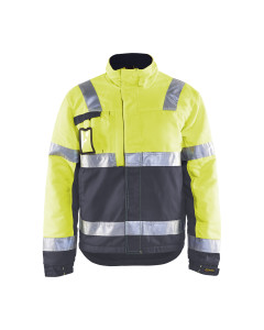 Blaklader 4862 Hi-Vis Winter Jacket - Hi-Vis Yellow/Mid Grey