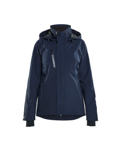 Blaklader 4403 Women's Waterproof Shell Stretch Jacket - Dark Navy/Black