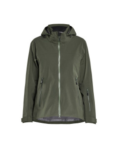 Blaklader 4708 STRIKER Women's Waterproof Stretch Shell Jacket - Forest Night
