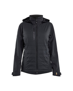 Blaklader 4733 Women's Quilted Hybrid Jacket - Black/Black