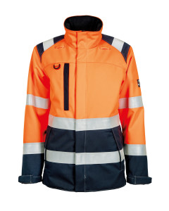 Tranemo 5206 ZENITH Flame Retardant Ladies Winter Jacket - Orange/Navy