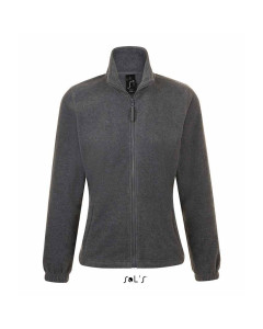 SOL'S 54500 Ladies North Fleece Jacket (Grey Marl) - Large -SALE