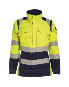 Tranemo 5894 TERA TX ARC 2 Flame Retardant Lined Ladies Jacket - Yellow/Navy