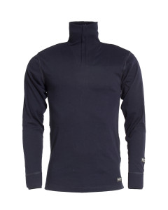 Tranemo 5920 Flame Retardant Short Zip Turtleneck - Navy