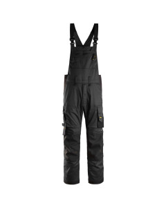 Snickers 6051 AllRoundWork Stretch Bib & Brace Trousers (Black)