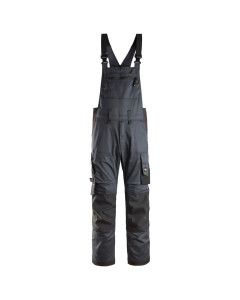 Snickers 6051 AllRoundWork Stretch Bib & Brace Trousers (Steel Grey)