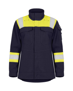 Tranemo 6087 TERA TX ARC 2 Flame Retardant Lined Ladies Jacket - Yellow/Navy