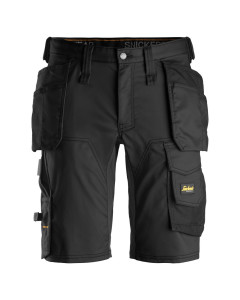 Snickers 6141 AllroundWork Stretch Shorts Holster Pockets (Black)