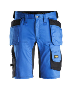Snickers 6141 AllroundWork Stretch Shorts Holster Pockets (True Blue/Black)