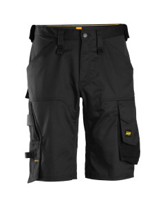Snickers 6153 AllroundWork Stretch Loose Shorts (Black/Black)
