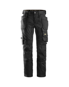 Snickers 6241 AllroundWork Stretch Work Trousers with Holster Pockets (Black)