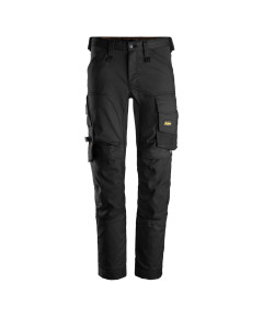 Snickers 6341 AllroundWork Stretch Work Trousers without Holster Pockets (Black/Black)