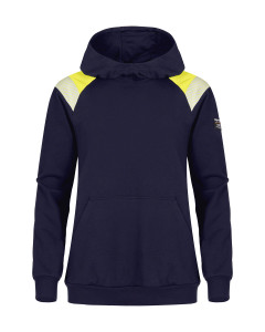 Tranemo 6377 Flame Retardant Ladies Hoodie - Yellow/Navy
