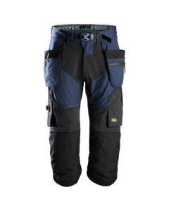 Snickers 6905 FlexiWork Pirate Trousers+ with Holster Pockets (Navy/Black)