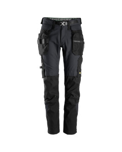 Snickers 6972 FlexiWork Work Trousers+ Detachable Holster Pockets (Steel Grey)