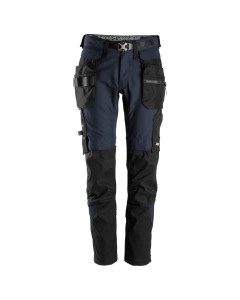 Snickers 6972 FlexiWork Trousers with Detachable Holster Pockets (Navy/Black)