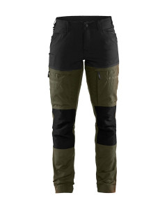 Blaklader 7166 Women's Service Trousers with Stretch - Forest Night/Black