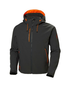 Helly Hansen 74140 Chelsea Evo Hooded Softshell Jacket - Dark Grey