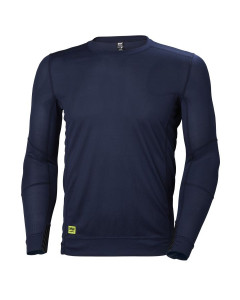 Helly Hansen 75105 Lifa Long Sleeve Crewneck Baselayer - Navy