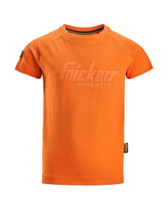 Snickers 7514 Junior Logo T-Shirt (Warm Orange)