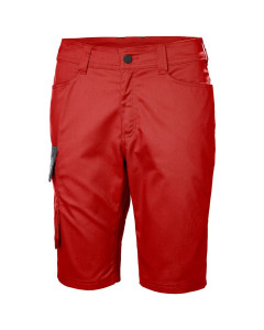 Helly Hansen 77535 Womens Manchester Service Shorts - Alert Red/Ebony